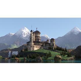 Medieval Fantasy Citadel model